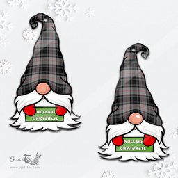 ScotsTee Shop Scottish Moffat Modern Clan Tartan Ornament Gnome Christmas Ornament with His Tartan Christmas Hat