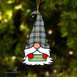 ScotsTee Shop Scottish MacNaughton Dress Clan Tartan Ornament Gnome Christmas Ornament with His Tartan Christmas Hat