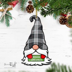 ScotsTee Shop Scottish MacRae Dress Clan Tartan Ornament Gnome Christmas Ornament with His Tartan Christmas Hat