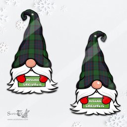 ScotsTee Shop Scottish MacWilliam Clan Tartan Ornament Gnome Christmas Ornament with His Tartan Christmas Hat