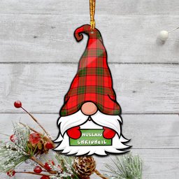 ScotsTee Shop Scottish Maxwell Modern Clan Tartan Ornament Gnome Christmas Ornament with His Tartan Christmas Hat