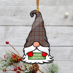 ScotsTee Shop Scottish Nicolson Hunting Weathered Clan Tartan Ornament Gnome Christmas Ornament with His Tartan Christmas Hat
