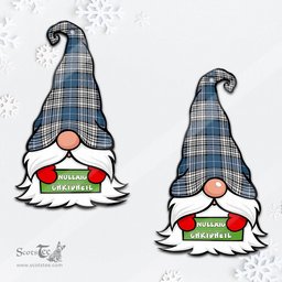 ScotsTee Shop Scottish Napier Modern Clan Tartan Ornament Gnome Christmas Ornament with His Tartan Christmas Hat