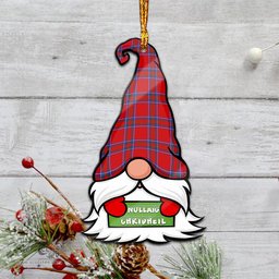 ScotsTee Shop Scottish Rait Clan Tartan Ornament Gnome Christmas Ornament with His Tartan Christmas Hat