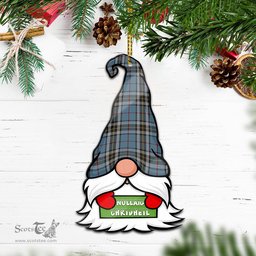 ScotsTee Shop Scottish MacTavish Dress Clan Tartan Ornament Gnome Christmas Ornament with His Tartan Christmas Hat