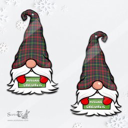 ScotsTee Shop Scottish MacIntosh Hunting Modern Clan Tartan Ornament Gnome Christmas Ornament with His Tartan Christmas Hat