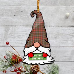 ScotsTee Shop Scottish MacIntosh Hunting Weathered Clan Tartan Ornament Gnome Christmas Ornament with His Tartan Christmas Hat