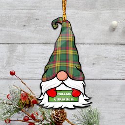ScotsTee Shop Scottish MacMillan Old Ancient Clan Tartan Ornament Gnome Christmas Ornament with His Tartan Christmas Hat