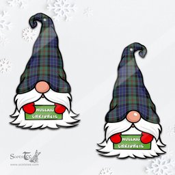 ScotsTee Shop Scottish McFadzen #02 Clan Tartan Ornament Gnome Christmas Ornament with His Tartan Christmas Hat