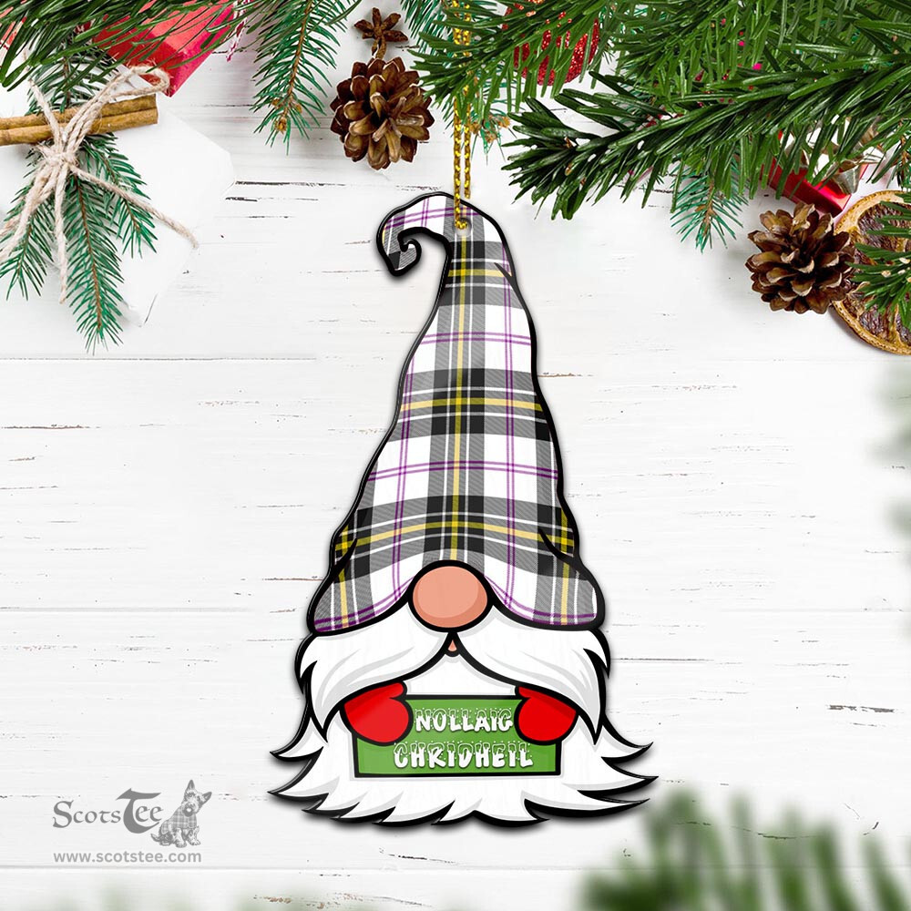 ScotsTee Shop Scottish MacPherson Dress Modern Clan Tartan Ornament Gnome Christmas Ornament with His Tartan Christmas Hat