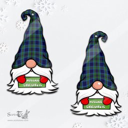 ScotsTee Shop Scottish Miller Clan Tartan Ornament Gnome Christmas Ornament with His Tartan Christmas Hat
