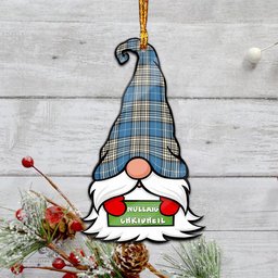 ScotsTee Shop Scottish Napier Ancient Clan Tartan Ornament Gnome Christmas Ornament with His Tartan Christmas Hat