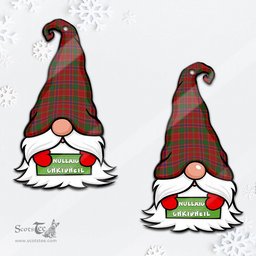 ScotsTee Shop Scottish Munro Clan Tartan Ornament Gnome Christmas Ornament with His Tartan Christmas Hat