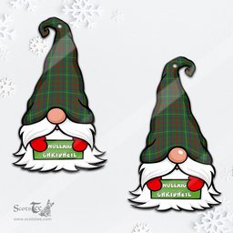 ScotsTee Shop Scottish MacKintosh Hunting Clan Tartan Ornament Gnome Christmas Ornament with His Tartan Christmas Hat