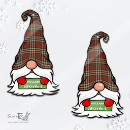 ScotsTee Shop Scottish MacGill Clan Tartan Ornament Gnome Christmas Ornament with His Tartan Christmas Hat