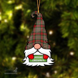 ScotsTee Shop Scottish MacGill Clan Tartan Ornament Gnome Christmas Ornament with His Tartan Christmas Hat