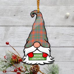 ScotsTee Shop Scottish MacIntosh Ancient Clan Tartan Ornament Gnome Christmas Ornament with His Tartan Christmas Hat