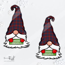ScotsTee Shop Scottish MacLachlan Clan Tartan Ornament Gnome Christmas Ornament with His Tartan Christmas Hat