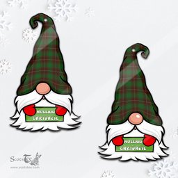 ScotsTee Shop Scottish MacFie Hunting Clan Tartan Ornament Gnome Christmas Ornament with His Tartan Christmas Hat