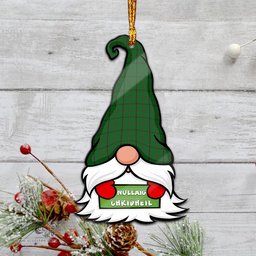 ScotsTee Shop Scottish Mar Tribe Clan Tartan Ornament Gnome Christmas Ornament with His Tartan Christmas Hat