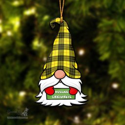 ScotsTee Shop Scottish MacLeod of Lewis Modern Clan Tartan Ornament Gnome Christmas Ornament with His Tartan Christmas Hat