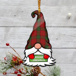 ScotsTee Shop Scottish Maxwell Clan Tartan Ornament Gnome Christmas Ornament with His Tartan Christmas Hat