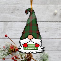 ScotsTee Shop Scottish Maxwell Hunting Clan Tartan Ornament Gnome Christmas Ornament with His Tartan Christmas Hat
