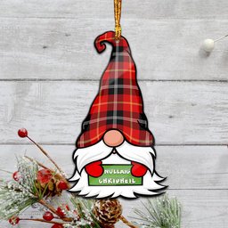 ScotsTee Shop Scottish Majoribanks Clan Tartan Ornament Gnome Christmas Ornament with His Tartan Christmas Hat