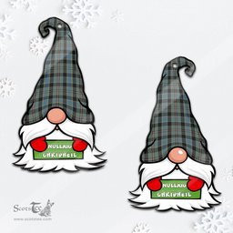 ScotsTee Shop Scottish Ogilvie (Ogilvy) Hunting Clan Tartan Ornament Gnome Christmas Ornament with His Tartan Christmas Hat