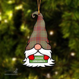 ScotsTee Shop Scottish MacGillivray Hunting Ancient Clan Tartan Ornament Gnome Christmas Ornament with His Tartan Christmas Hat