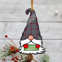 ScotsTee Shop Scottish Spens (Spence) Clan Tartan Ornament Gnome Christmas Ornament with His Tartan Christmas Hat