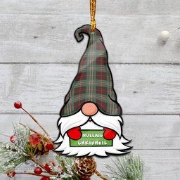 ScotsTee Shop Scottish Scott Brown Ancient Clan Tartan Ornament Gnome Christmas Ornament with His Tartan Christmas Hat