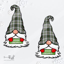 ScotsTee Shop Scottish Taylor Dress Clan Tartan Ornament Gnome Christmas Ornament with His Tartan Christmas Hat