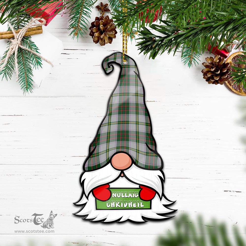 ScotsTee Shop Scottish Taylor Dress Clan Tartan Ornament Gnome Christmas Ornament with His Tartan Christmas Hat