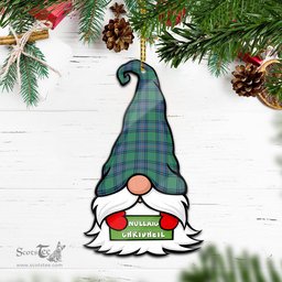 ScotsTee Shop Scottish Shaw Ancient Clan Tartan Ornament Gnome Christmas Ornament with His Tartan Christmas Hat