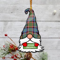 ScotsTee Shop Scottish Stirling Bannockburn Clan Tartan Ornament Gnome Christmas Ornament with His Tartan Christmas Hat
