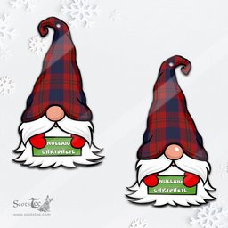 ScotsTee Shop Scottish Wotherspoon Clan Tartan Ornament Gnome Christmas Ornament with His Tartan Christmas Hat