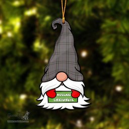 ScotsTee Shop Scottish Stewart Grey Clan Tartan Ornament Gnome Christmas Ornament with His Tartan Christmas Hat