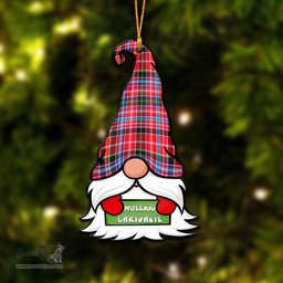 ScotsTee Shop Scottish Straiton Clan Tartan Ornament Gnome Christmas Ornament with His Tartan Christmas Hat