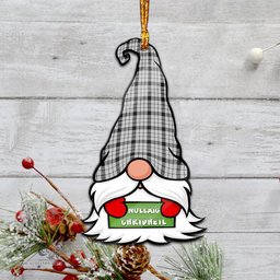 ScotsTee Shop Scottish Wallace Dress Clan Tartan Ornament Gnome Christmas Ornament with His Tartan Christmas Hat