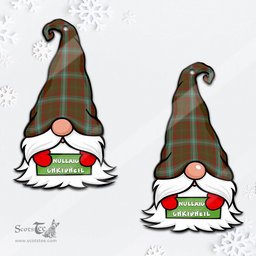 ScotsTee Shop Scottish Seton Hunting Clan Tartan Ornament Gnome Christmas Ornament with His Tartan Christmas Hat