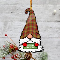 ScotsTee Shop Scottish Scrymgeour Clan Tartan Ornament Gnome Christmas Ornament with His Tartan Christmas Hat
