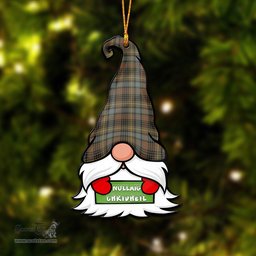 ScotsTee Shop Scottish Stewart Hunting Weathered Clan Tartan Ornament Gnome Christmas Ornament with His Tartan Christmas Hat