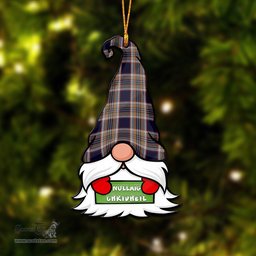 ScotsTee Shop Scottish Stewart Navy Clan Tartan Ornament Gnome Christmas Ornament with His Tartan Christmas Hat