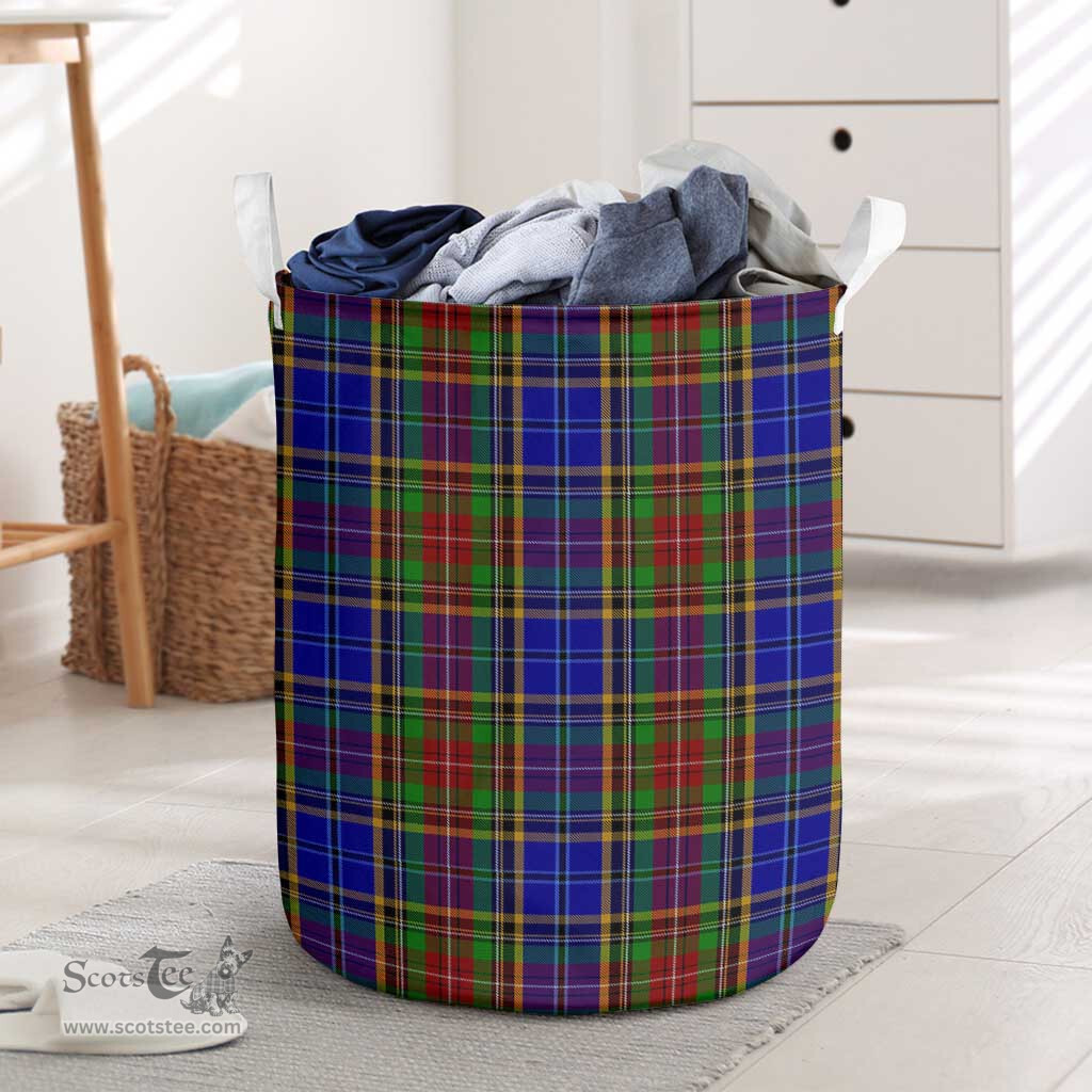 ScotsTee Shop Scottish Beattie or Beatty Clan Tartan Laundry Basket Round Waterproof