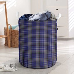 ScotsTee Shop Scottish Alexander of Menstry Clan Tartan Laundry Basket Round Waterproof