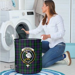 ScotsTee Shop Scottish Campbell of Cawdor Clan Crest Tartan Laundry Basket Round Waterproof