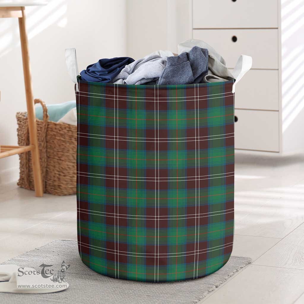 ScotsTee Shop Scottish Chisholm Hunting Ancient Clan Tartan Laundry Basket Round Waterproof
