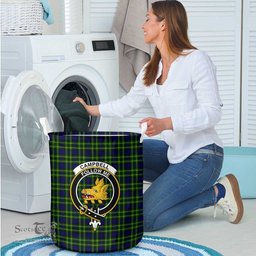 ScotsTee Shop Scottish Campbell of Breadalbane Modern Clan Crest Tartan Laundry Basket Round Waterproof