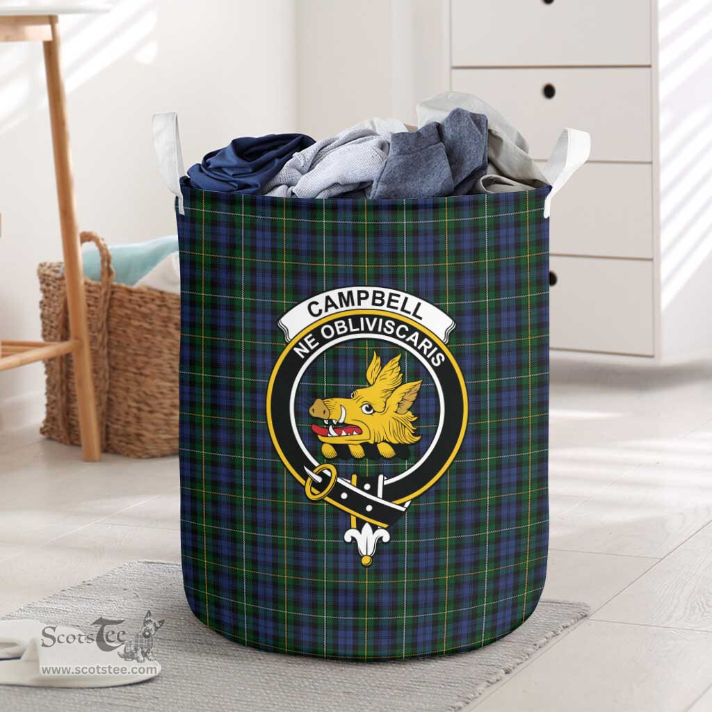 ScotsTee Shop Scottish Campbell of Argyll 01 Clan Crest Tartan Laundry Basket Round Waterproof